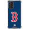 MLB Boston Red Sox - Solid Distressed Galaxy A72 5G Clear Case